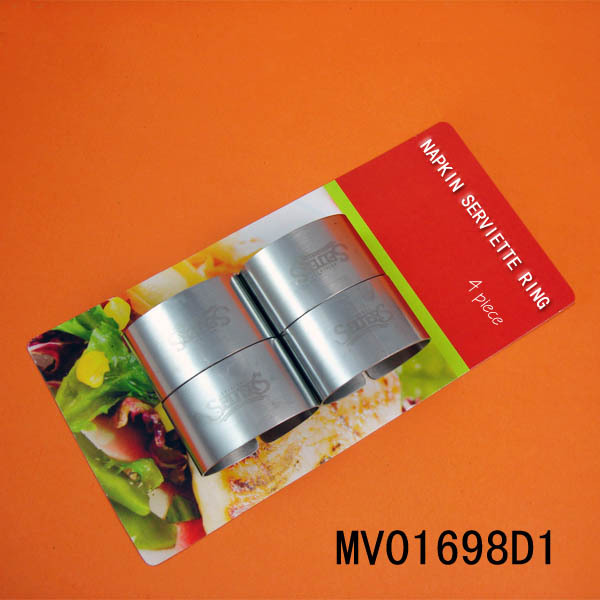 NAPKIN CIRCLETNAPKIN SERVIETTE RING SATIN POLISH in BOX