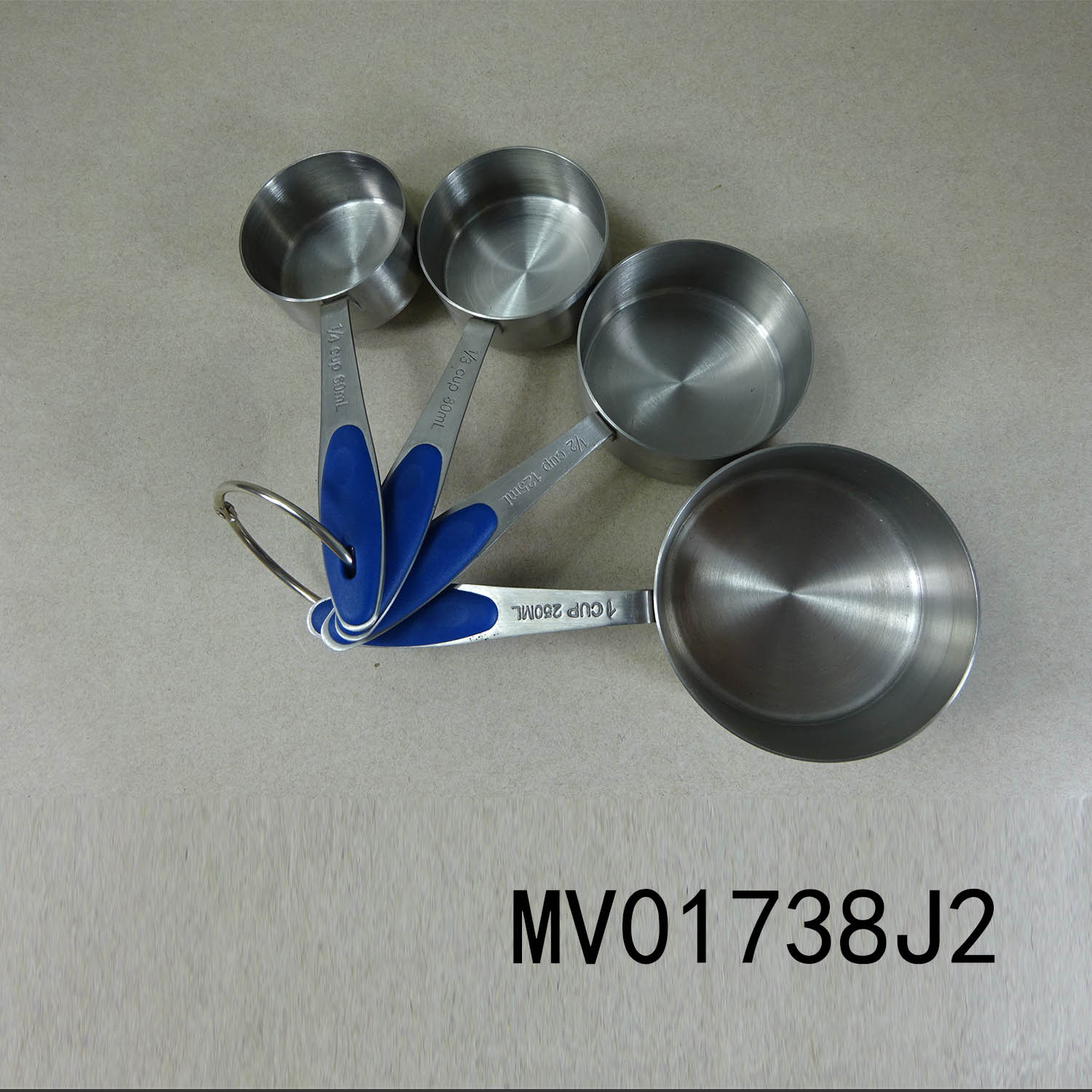 SETS OF 4PCS MEASURING CUP with TPR Handle TC