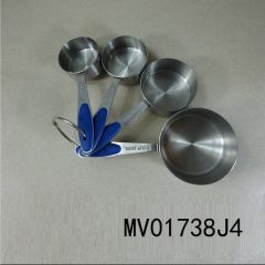SETS OF 4PCS MEASURING CUP with TPR Handle