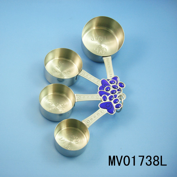 4PCS SS MEASURE CUP