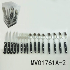 16PCS CUTLERY SET with HOLDER MIRROR FINISHPOLISH