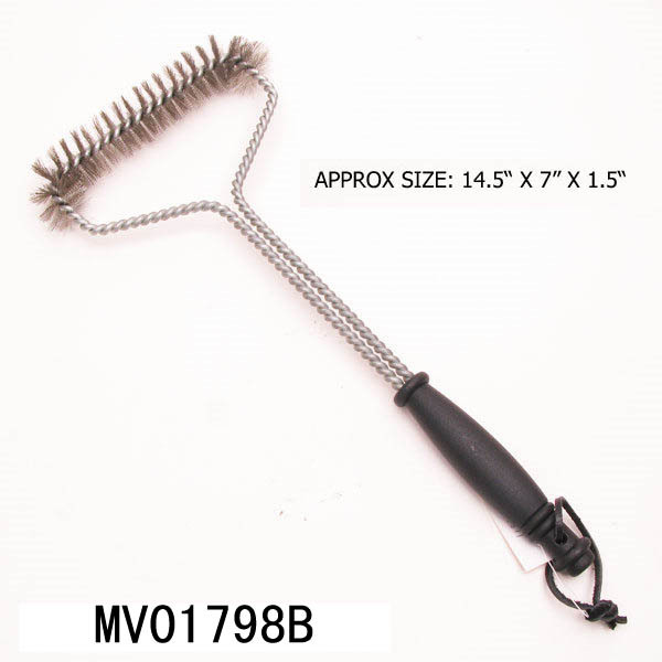 14.5in BBQ BRUSH STEEL TAIL with LONG Handle