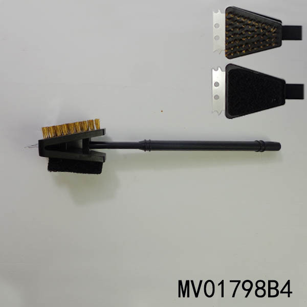 BBQ BRUSH PLASTIC Handle TC style 4