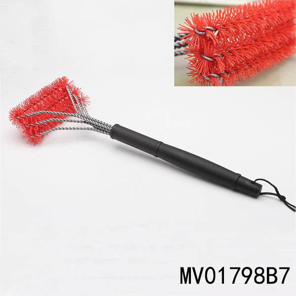 17.3in BBQ BRUSH WOODEN Handle