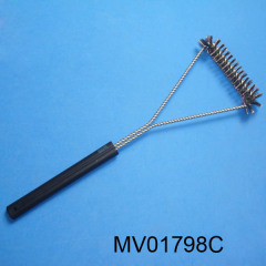 21in BBQ CLEANING BRUSH with PLASTIC LONG Handle