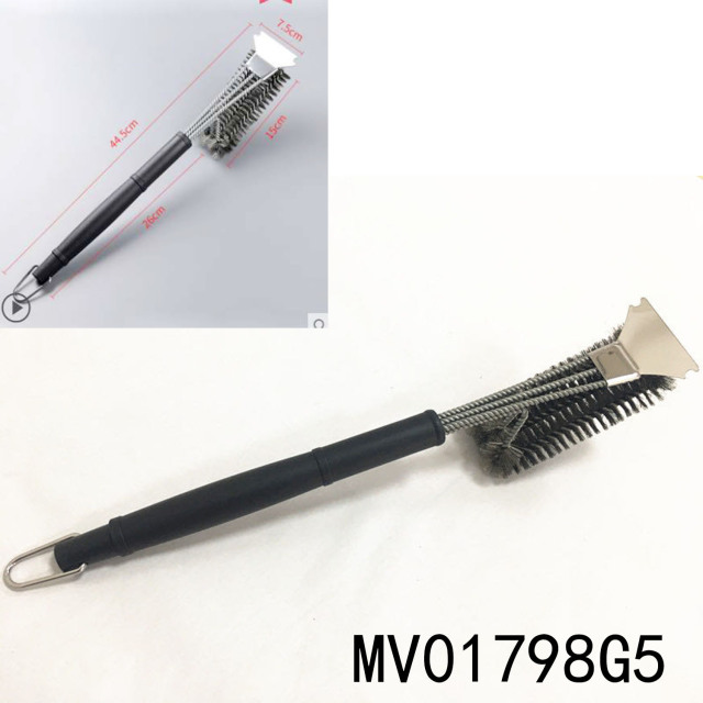 2 IN 1 WIRE BBQ CLEAN BRUSH TC