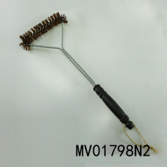 BBQ BRUSH with PLASTIC Handle HANG TAG