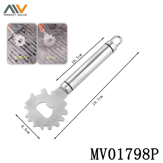 SS Pipe Handle Grill Cleaner TC
