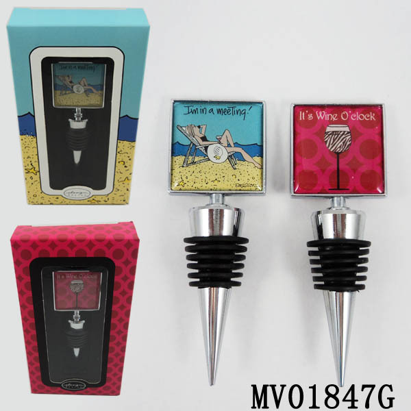 WINE STOPER -ZINC-ALLOY