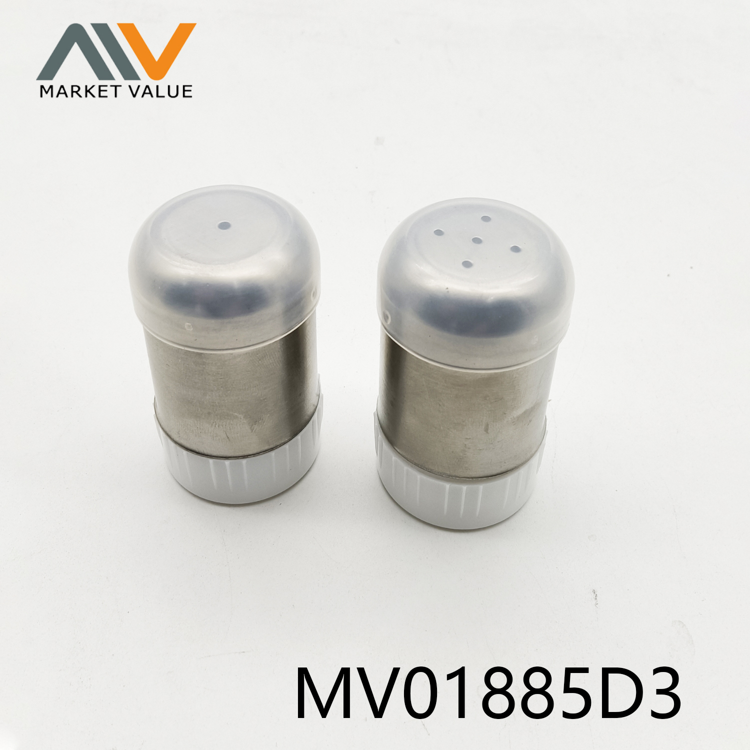 2PCS SALT PEPPER HOLDER 304 SS in PVC BOX