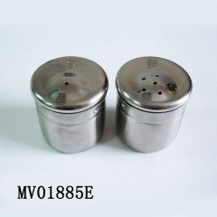 2PCS SS SALT and PEPER POT