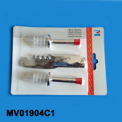 2PCS WINE POURER with WINE KNIFE