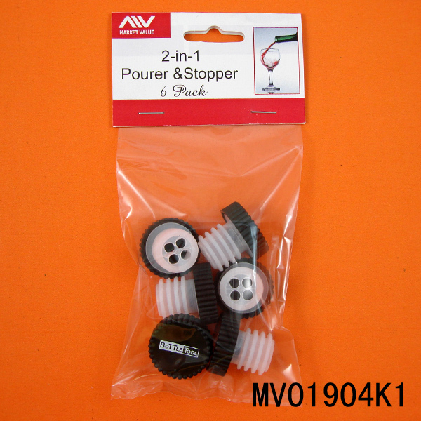 6PCS Bottletool pourer PBHBLACK COVER