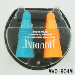 2PCS SILICONE WINE STOPPER