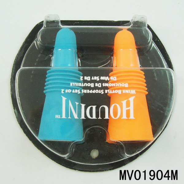 2PCS SILICONE WINE STOPPER