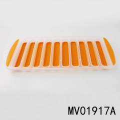 RECTANGLE PLASTIC SILICONE 10 GRID ICE MOULD