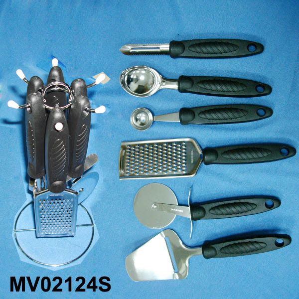 6PCS KITCHEN TOOLS and KITCHEN RACK style 2