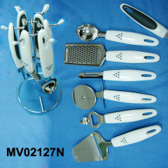 6PCS KITCHEN TOOLS and KITCHEN RACK