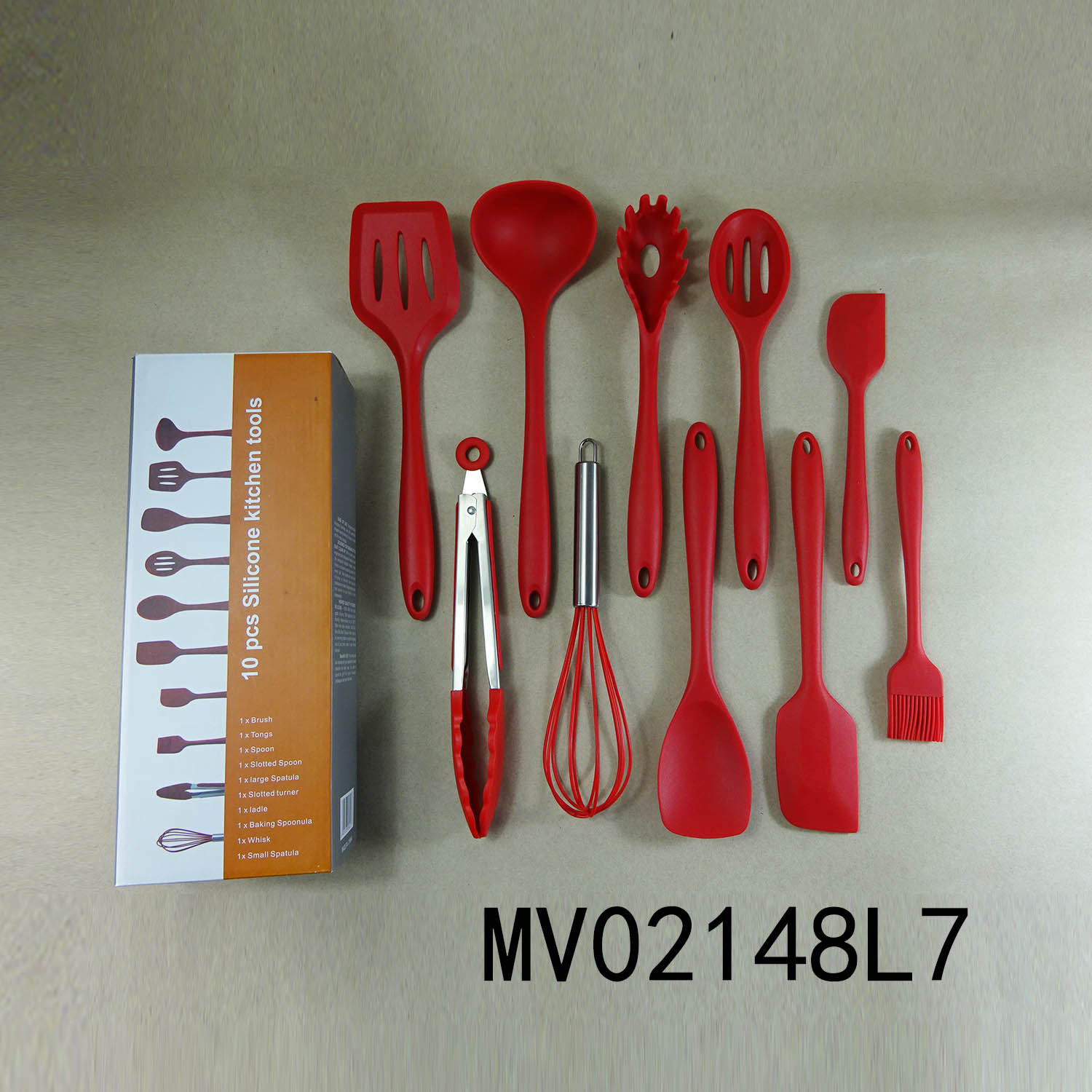 10 PCS SILICONE KITCHEN TOOLS in CB