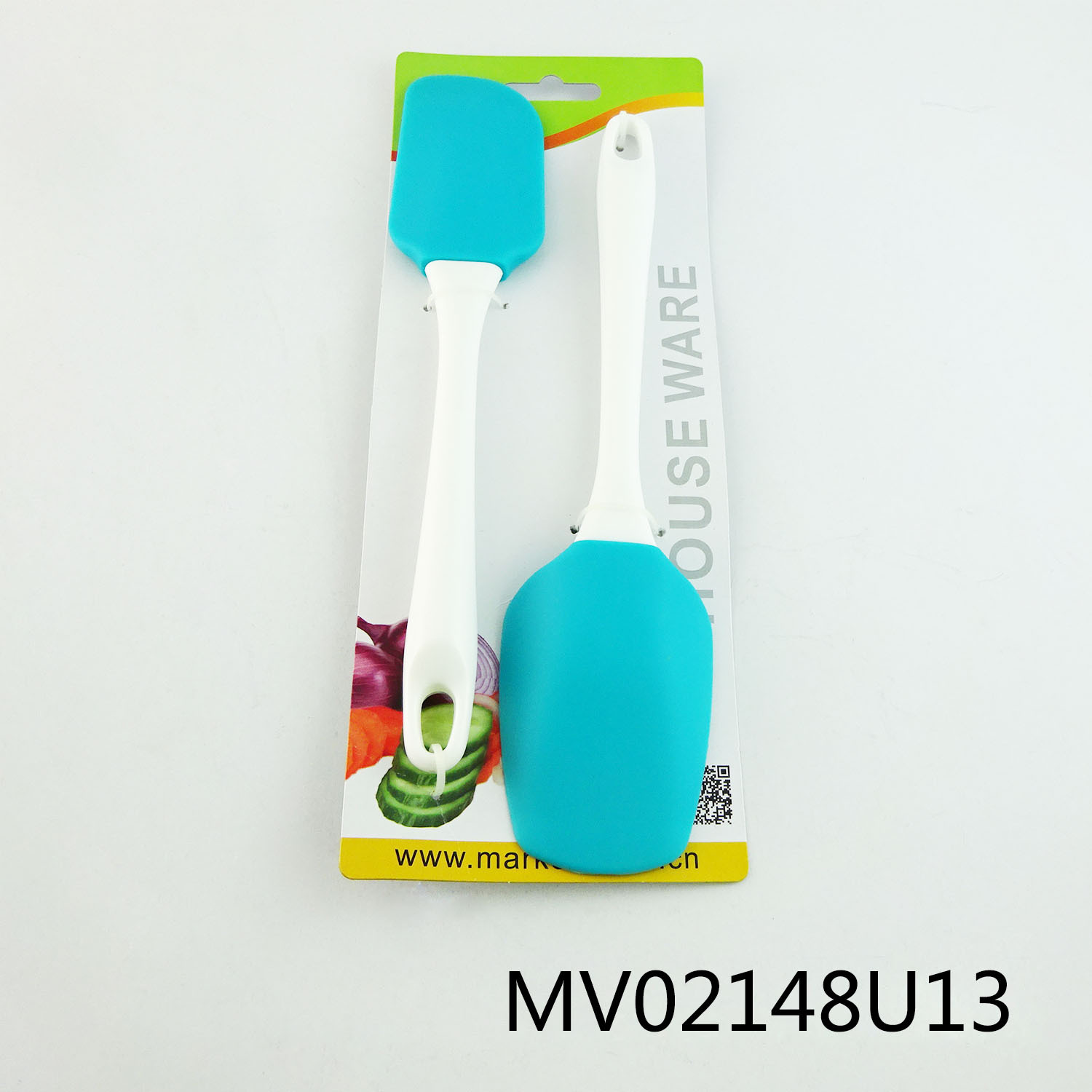 SILICONE SCRAPER with SPATULA with PP Handle TC