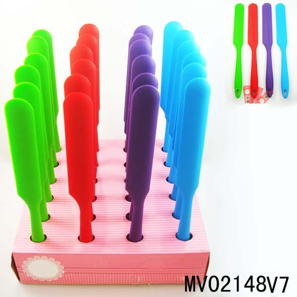 SILICONE and IRON SPATULA Hand TAG 24PCS in DISPLAY BOX