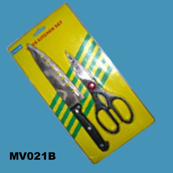 2PK KICHEN SET KNIFE and SCISSOR