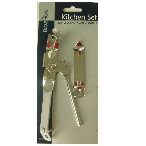 2PC KITCHEN SETCAN OPENER WBOTTLE OPENER TC