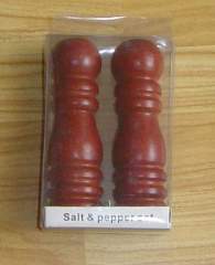 2PCS SALT and PEPPER SET in PVC BOX