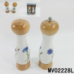 5in 2PCS SALT and PEPPER MILLS SET in PVC BOX