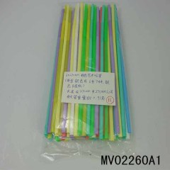 100PCS COLORFUL FLEXIBLE DRINKING STRAWS IN PP BAG