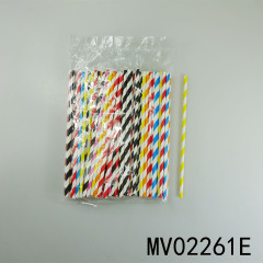 100PCS PAPER COLOR STRAW PBH