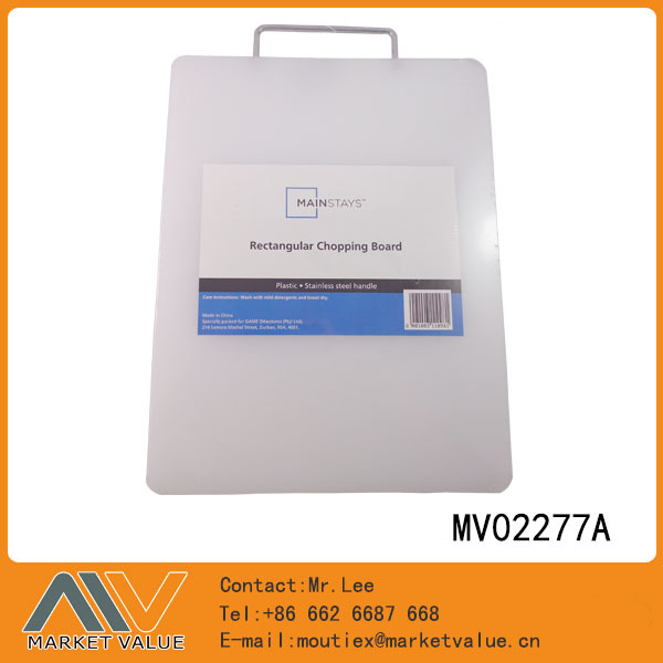 PLASTIC CUTTING BOARD SP with STEEL Handle
