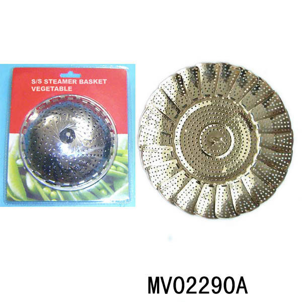 SS VAGETABLE STEAM BASKET 28CM