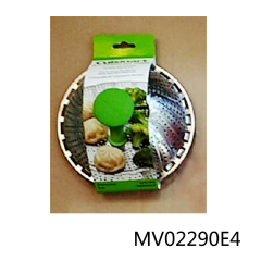 28CM SS VAGETABLE STEAMER WHEEL CARD