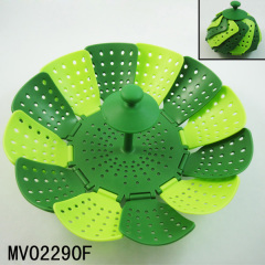 COLLAPSIBLE STEAMER BASKET PP with SILICONE