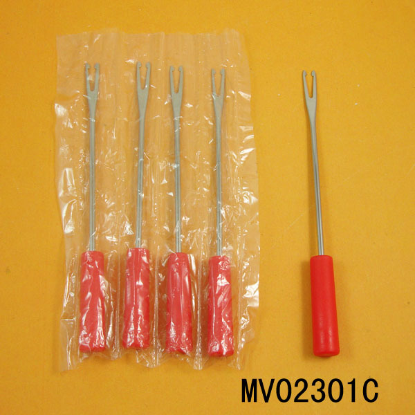 4PCS CHEESE FONDUE FORK with POLY BAG
