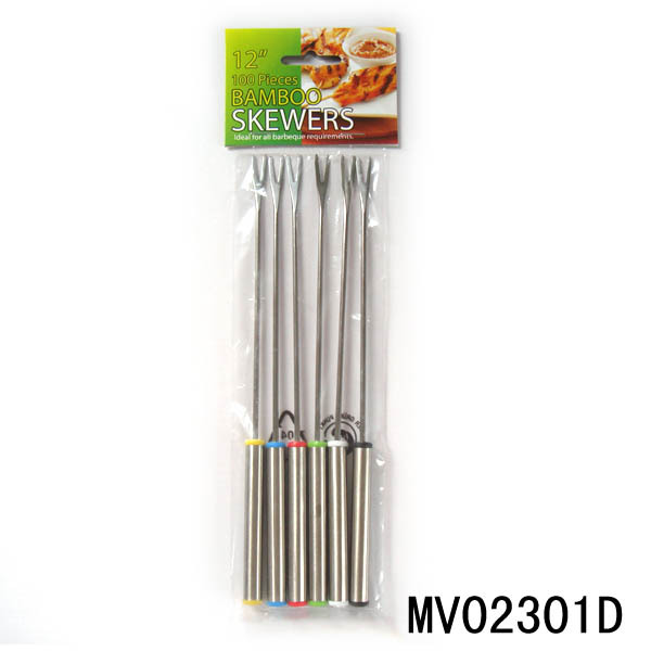 6PCS SS FONDUE FORK with POLY BAG