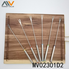 6PC SS FONDUE FORK PLOY BAG