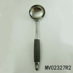 SS KITCHEN TOOLS SOUP LADLE with TPR Handle TC