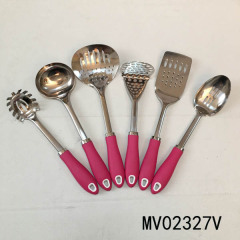 6PCS SS KITCHEN TOOLS SETS with TPR Handle TC