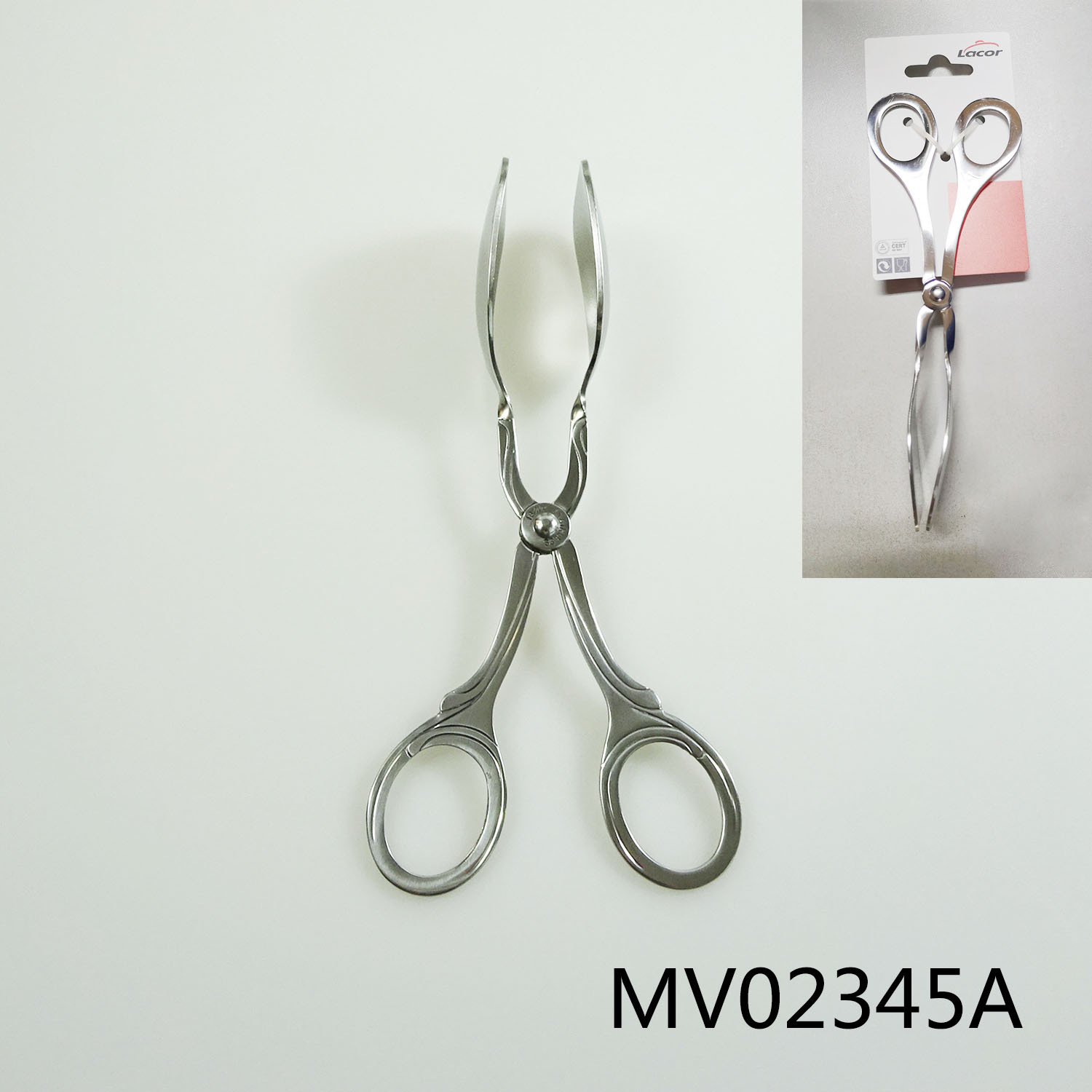 STAINLESS STEEL SALAD TONG TC