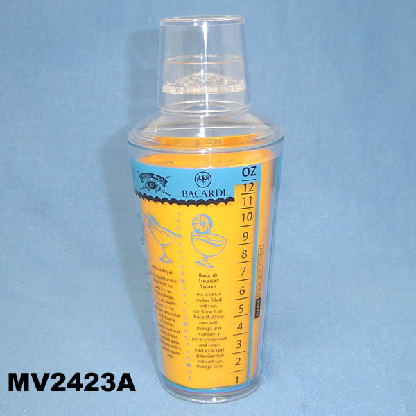 360MLMIX WINE BOTTLEPLASTIC COCKTAIL SHAKERS