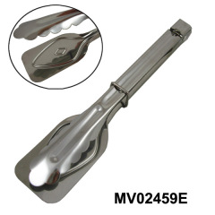 9in SS FOOD TONGTURNER with TONG