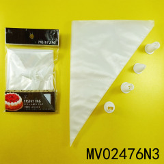 SETS OF 12PCS PO BAG+4PCS WHITE BUTTER MOUTH IN OPP BAG
