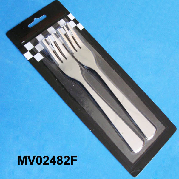2PCS SS DINNER FORK