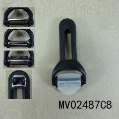 PLASTIC Handle 3 IN 1 PEELER WBOTTLE OPENER TC