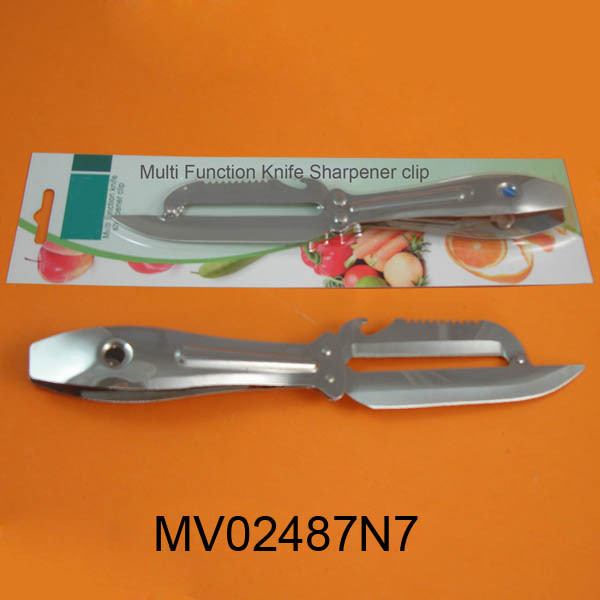 SS MULTI FUNCTION KNIFE SHARPENER CLIP style 2
