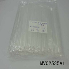 50PCS TRANSP ARENT PLASIC DRINKING STRAW IN PP BAG