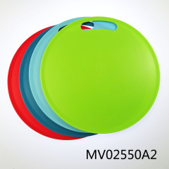 4PCS ROUND PLASTIC CUTTING BOARD