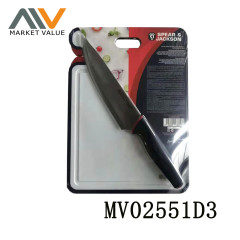 PLASTIC CUTTING BOARD with SHARPENER with Multi KNIFE SP